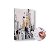 Kit di pittura per numeri - Città astratta